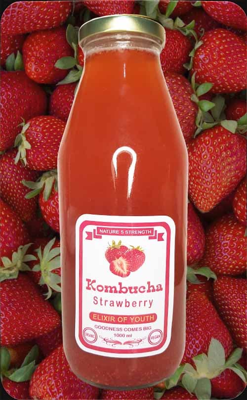 Strawberry Kombucha